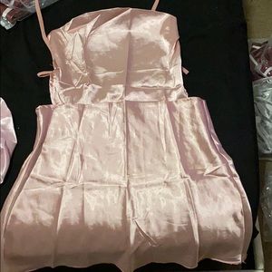Satin lingerie dress